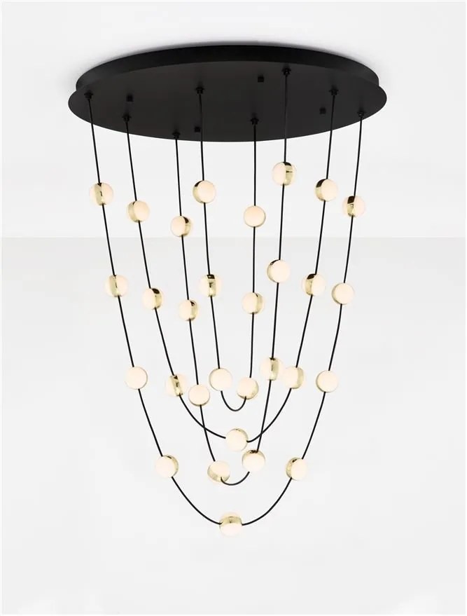 Lustra LED suspendata, deosebita design lux ALCINOE