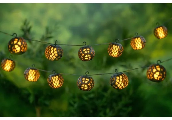 Lanț LED solar 3,8m 8xLED/1,2V