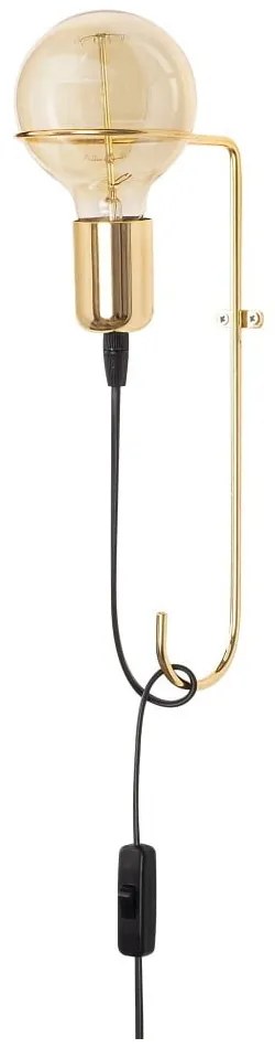 Aplică metalică Opviq lights Rodopi, auriu