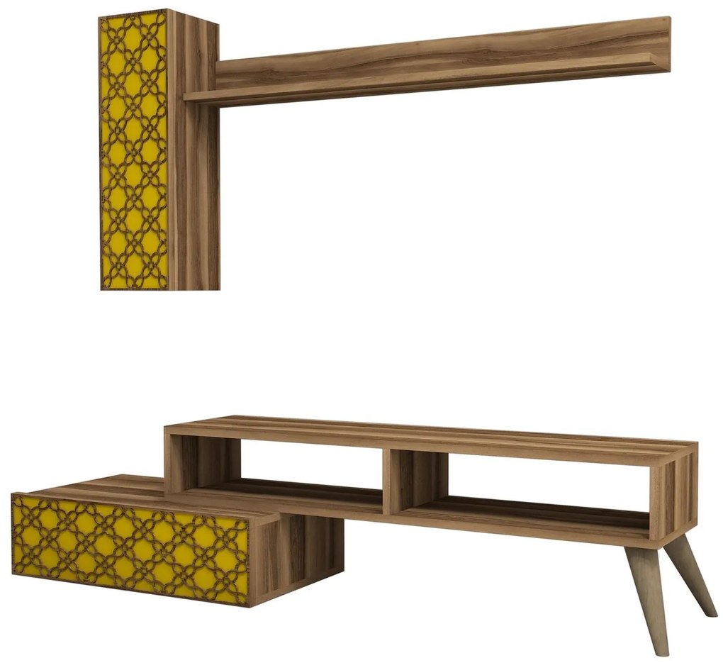 Mobilier living Komite (Nuc + galben) . 1095587