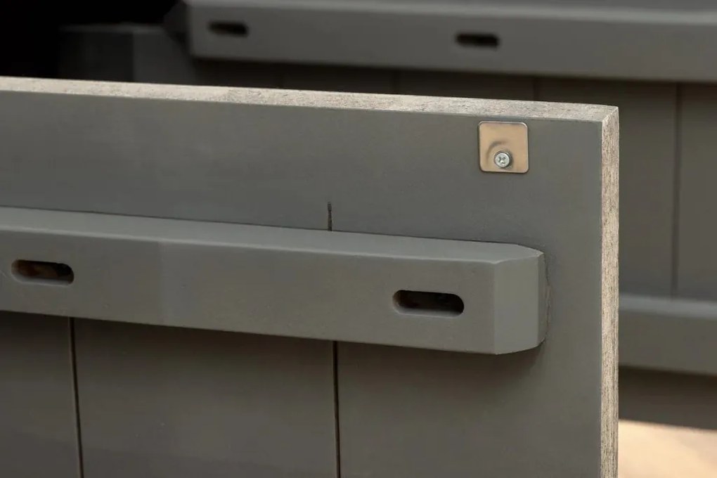 Comoda cu model optic 3D, Lemn, ART DECO 170cm