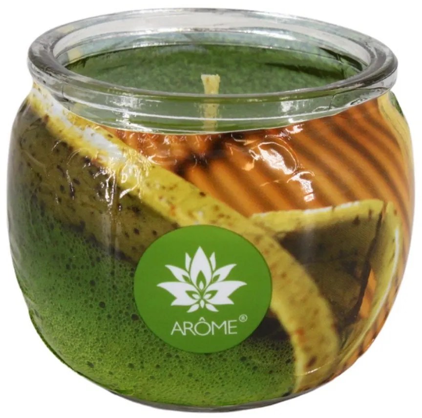 Lumânare parfumată în borcan Arome Matcha, 90 g