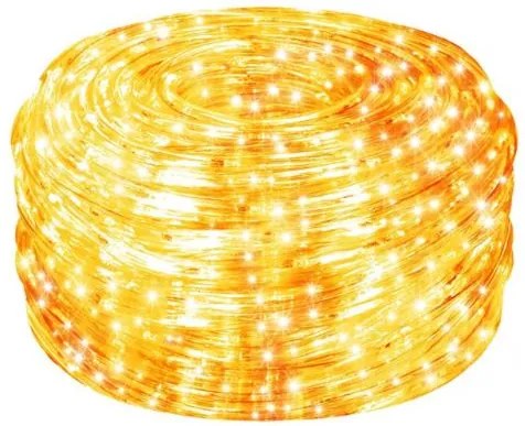 Instalație luminoasă - tip șarpe 9m 217LED 8 funcții, Alb cald