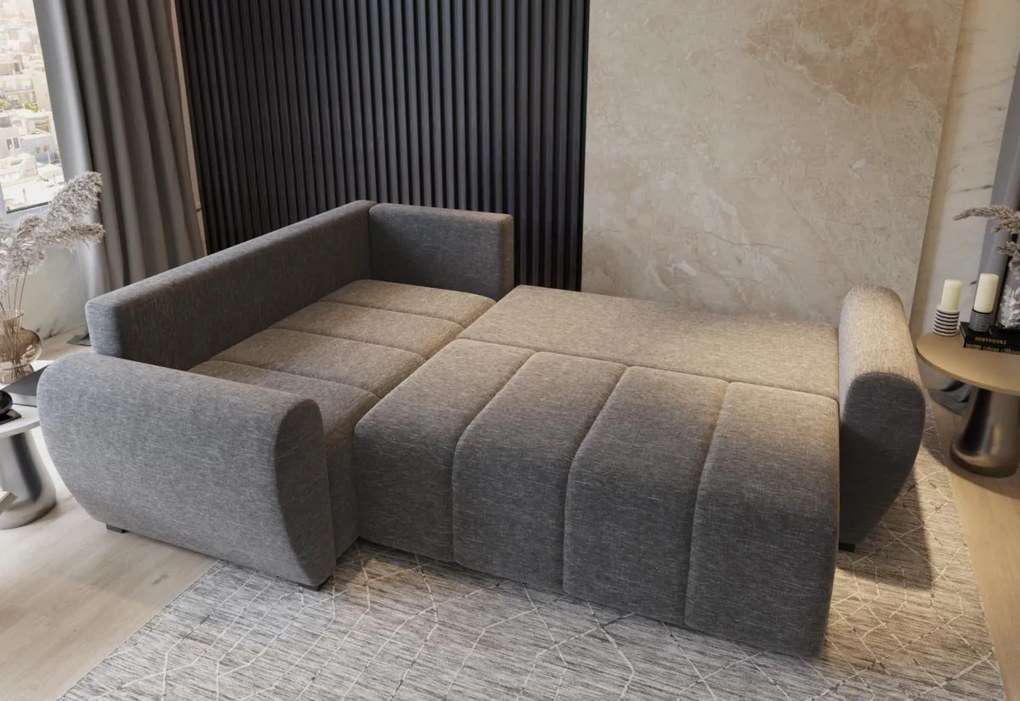 Supermobel Canapea extensibilă de colț MADISON, 235x82x175, Cosmic 100, dreapta