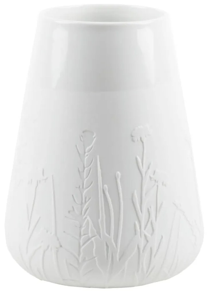 Räder Vaza alba din portelan, FLORAL GRASSES