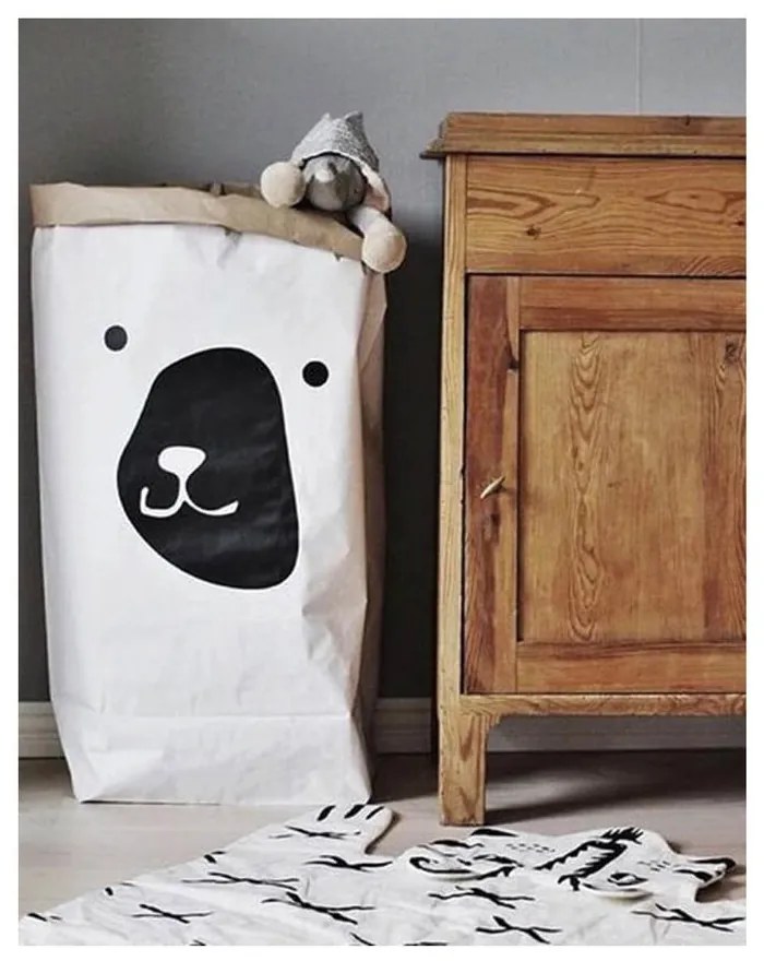 Coș de jucării pentru copii din hârtie – Mila Home