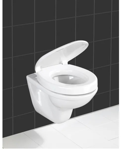 WENKO 21905100-Capac WC SECURA 37x44 cm alb/gri