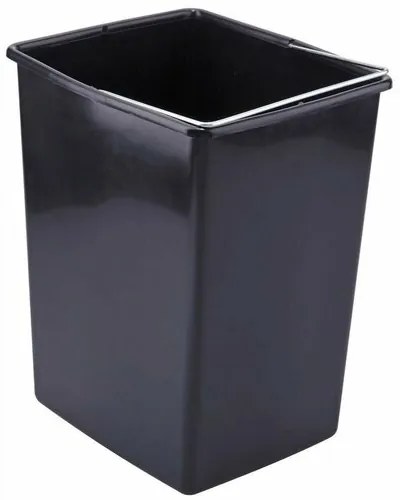 Coș de plastic cu mâner Elletipi 17 L,  negru