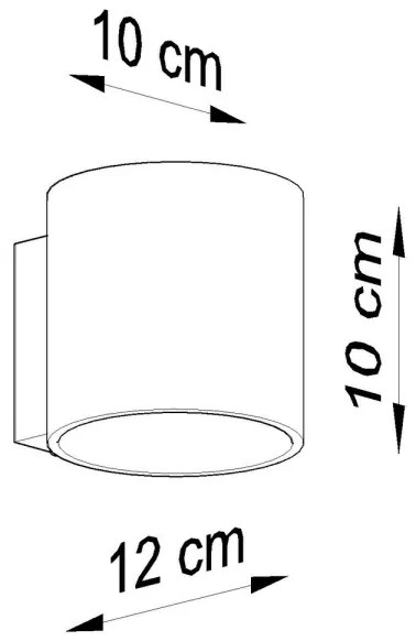 Aplică perete ORBIS 1 1xG9/40W/230V negru