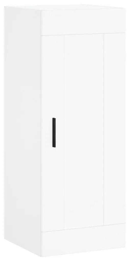 830516 vidaXL Dulap de perete, alb, 34,5x34x90 cm, lemn prelucrat