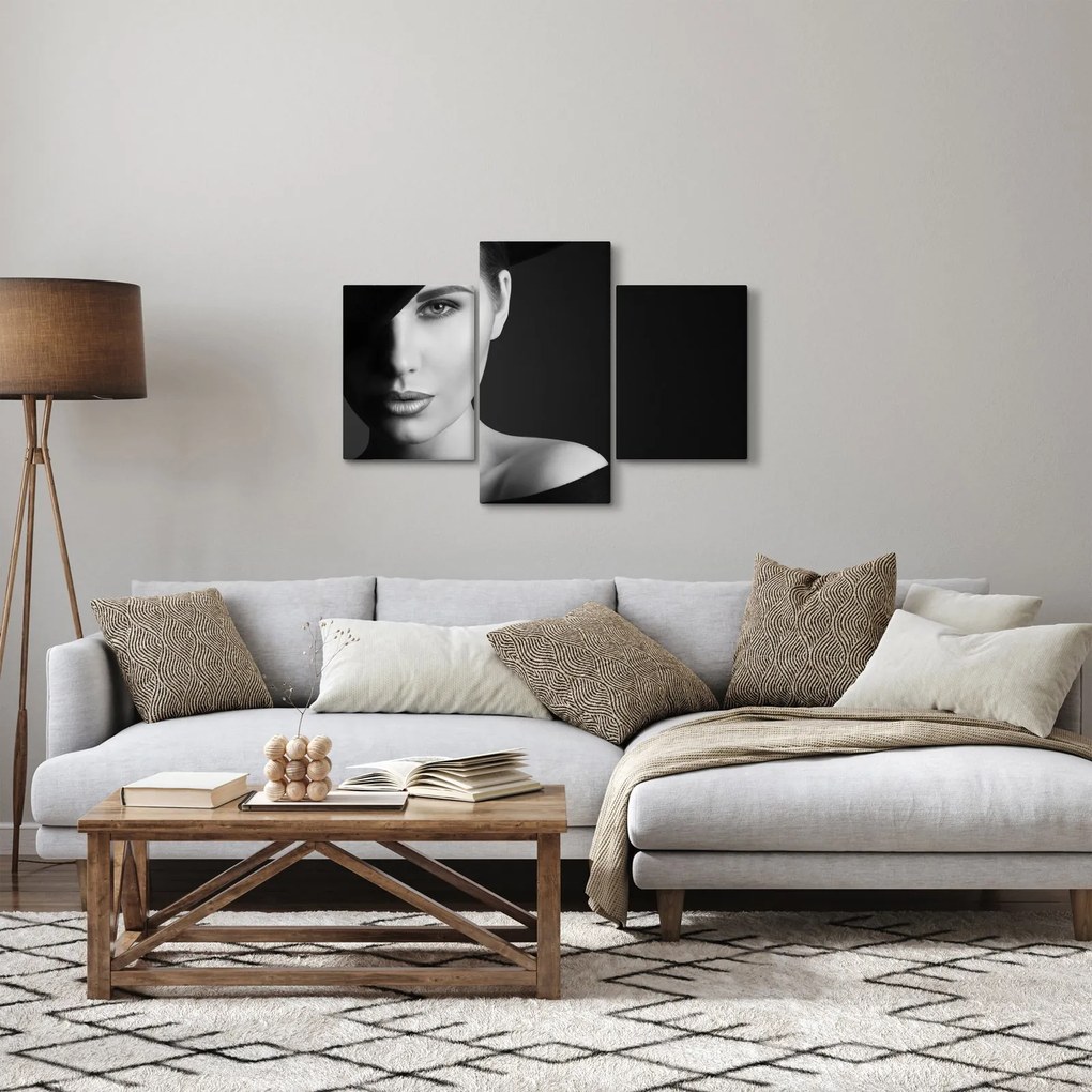 Tablou - Portretul femeii cu pălărie (90x60 cm)