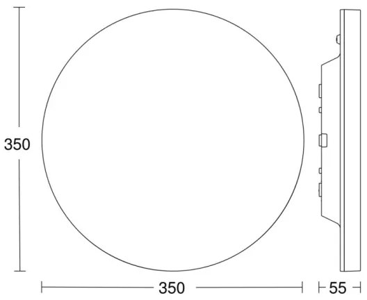 Steinel LED RSPROR20PLUS 15,86W 230V IP40 3000K cu senzor și dimmer