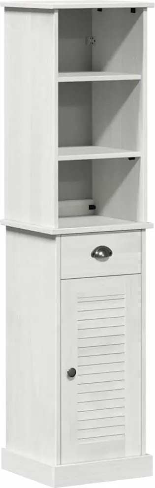 vidaXL Set de mobilier pentru baie cu raft VIGO 2 pcs Alb și Alb Antic