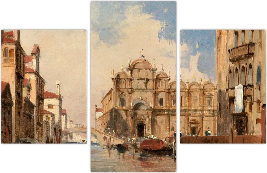 Tablou - Jules-Romain Joyant, The Scuola di San Marco, Venice, reproducere (90x60 cm)