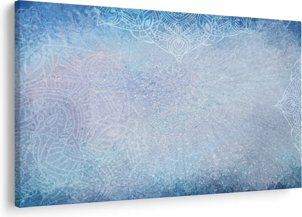 Tablou - Mandala in albastru (90x60 cm)