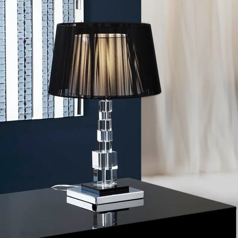 Veioza, lampa de masa cu cristal Vulcan 103011