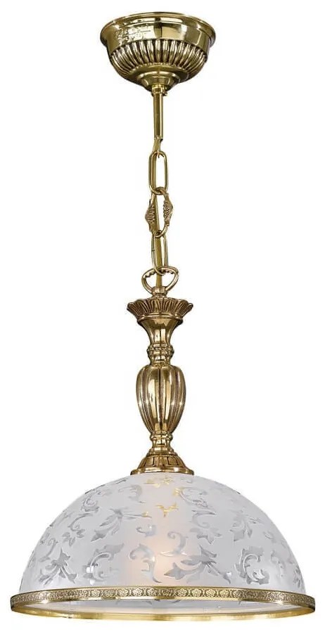 Lustra, Pendul clasic din alama si sticla 6202