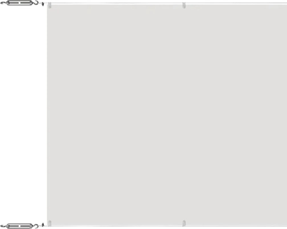 vidaXL Copertină verticală, alb, 60x1200 cm, țesătură Oxford