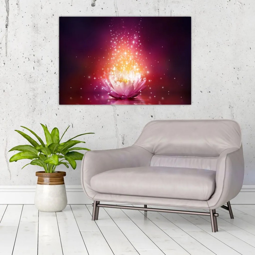 Tablou cu floare de lotus (90x60 cm)