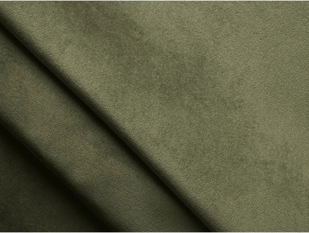 Canapea verde cu tapițerie din catifea 244 cm Lani – Makamii