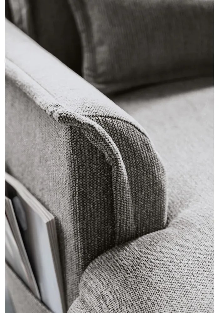 Colțar gri extensibil (cu colț pe partea dreaptă/în formă de "U") Charming Charlie – Miuform