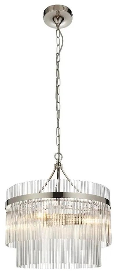 Endon 104113 - Lustră suspendată pe lanț MARIETTA, 3xE14/7W/230V, crom lucios