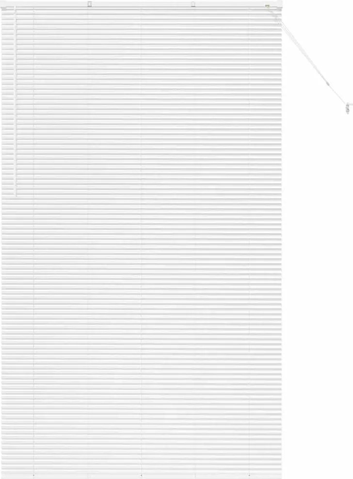 vidaXL Jaluzele venetiene Manual Alb 220 x 125 cm Aluminiu