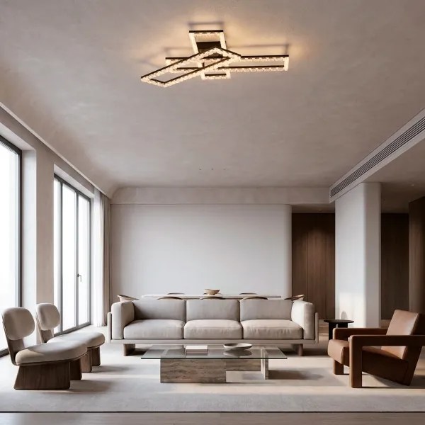 JUST LIGHT. 14733-18 - LED Plafonieră GLITRA LED/35W/230V neagră