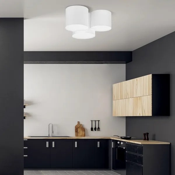 Plafonieră MONA 3xE27/15W/230V albă