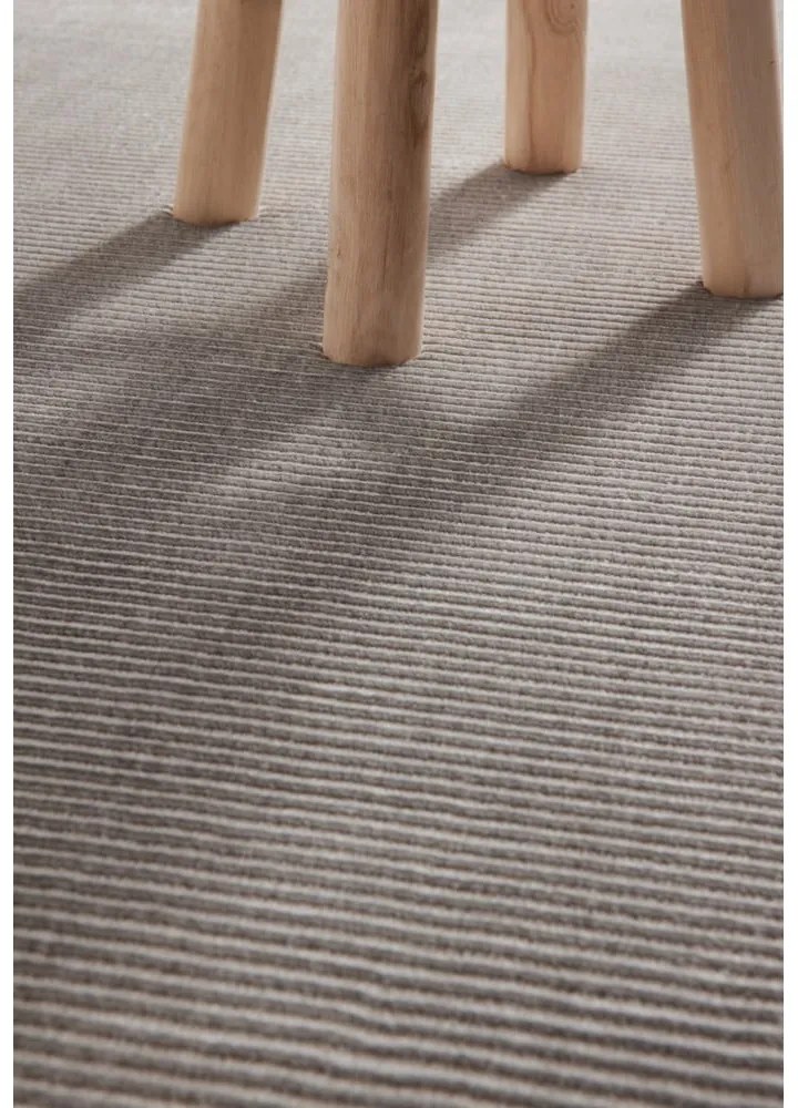 Covor tip traversă gri/crem 80x240 cm Perles Dolomite – Elle Decoration
