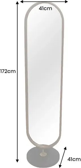Oglinda ovala de podea PORTRAIT 175cm A-46100 VC