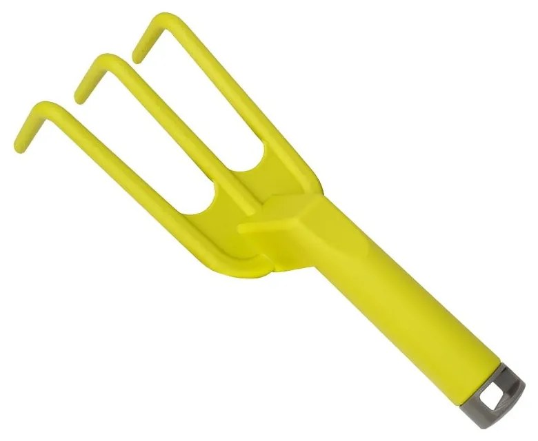 Greblă mică pentru grădinărit Plastia Tool, verde