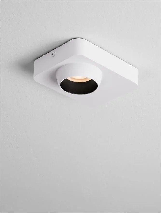 Spot LED aplicat stil minimalist KEDROS alb