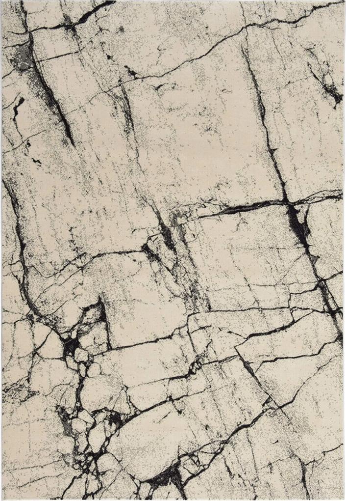 Covor imitatie piatra Stone Black (160 x 230 | 200 x 290) | DE DIMORA - 200x290