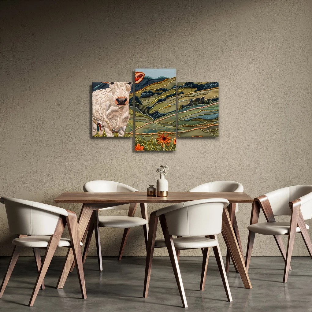 Tablou - Imitație de motiv tricotat (90x60 cm)