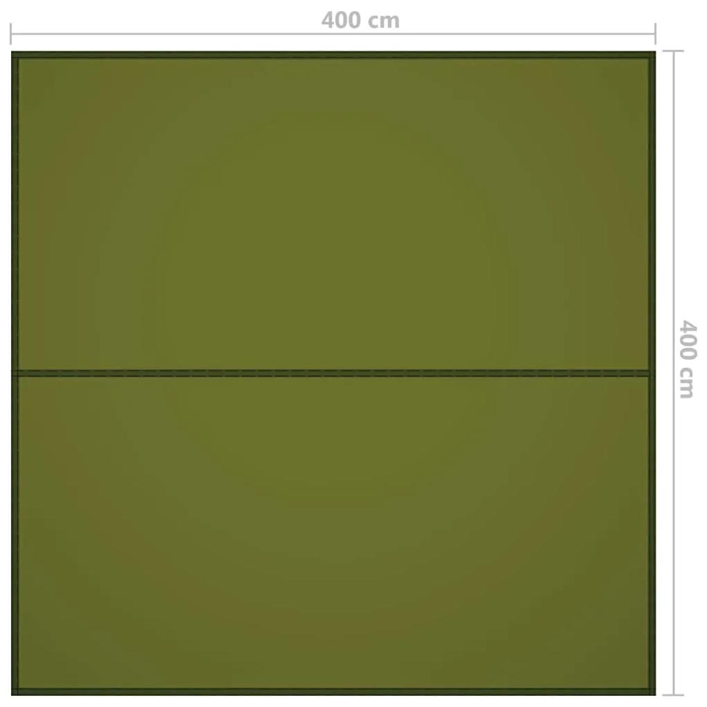 Prelata de exterior, verde, 4x4 m Verde, 4 x 4 m