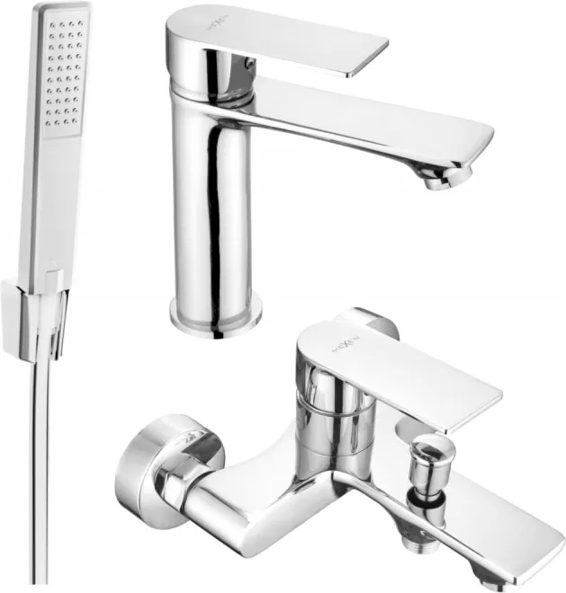 Mexen Royo R72 set pentru cadă, crom - 72203R72-00