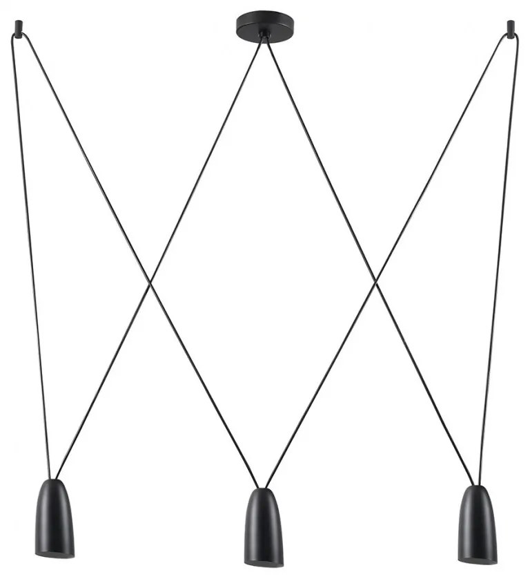 Lustra cu 3 pendule suspendate SISTEMA III P0399 MX