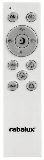 Rabalux 3509 - Plafonieră LED RGB reglabilă RODION LED/24W/230V + telecomandă