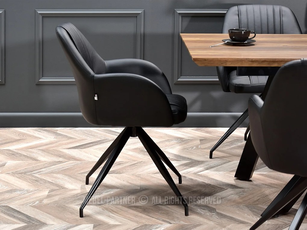 Scaun Cruz (negru). Promo -8%. 1110983