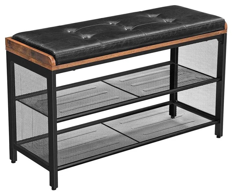 Pantofar DAVOR maro/negru