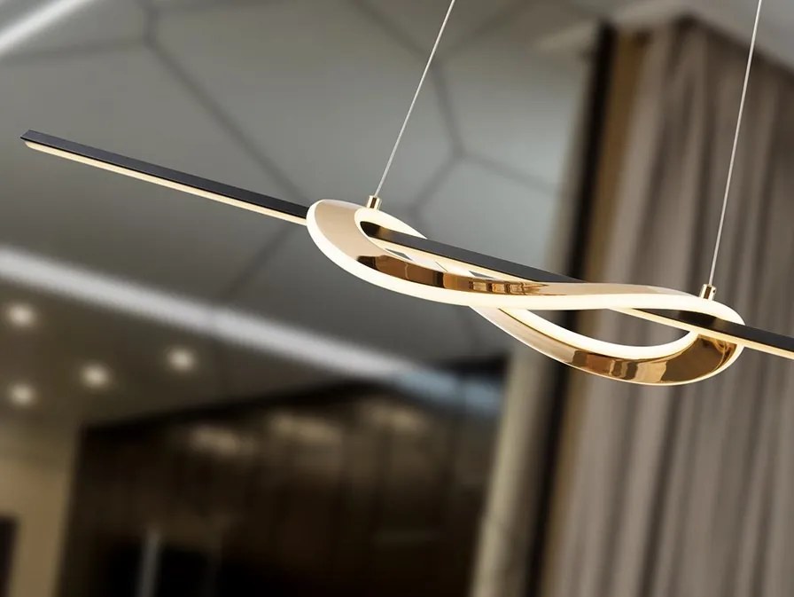 Lustra LED suspendata cu telecomanda Enora