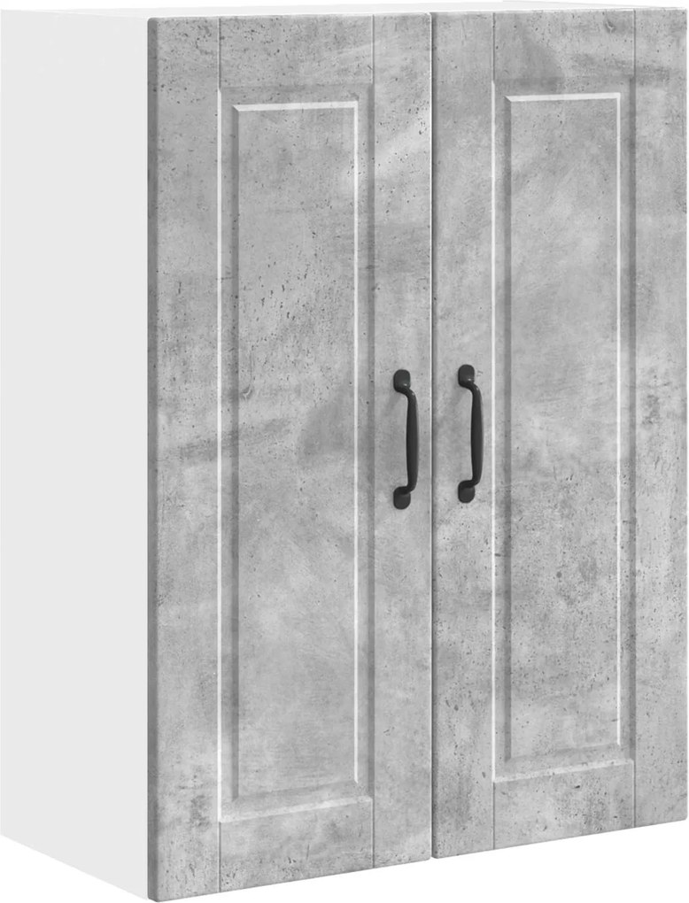 vidaXL Dulap de bucătărie Gri din beton 60 x 31 x 80 cm Lemn compozit
