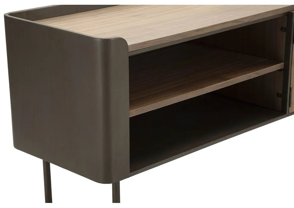 Comodă TV maro din lemn de brad 150x58 cm Toronto – Mauro Ferretti