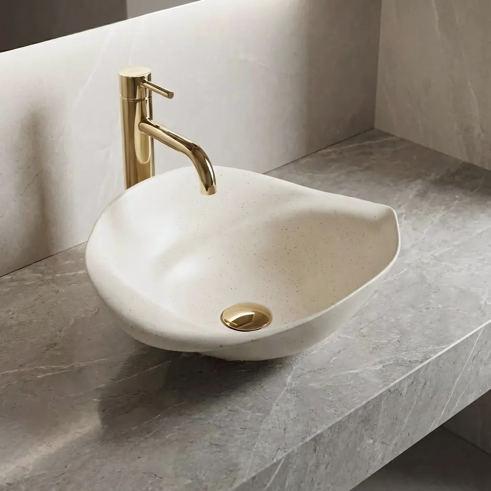 Lavoar ceramic pentru blat REA HM-34B Handmade ART