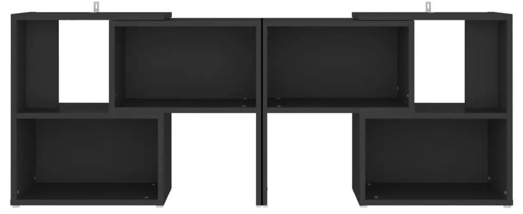 Comoda TV, negru, 104x30x52 cm, PAL 1, Negru