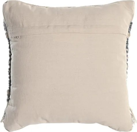 Pernă decorativă din bumbac țesută manual, 45 x 45 cm, albastru și alb, „Cotton Cushion Blue"