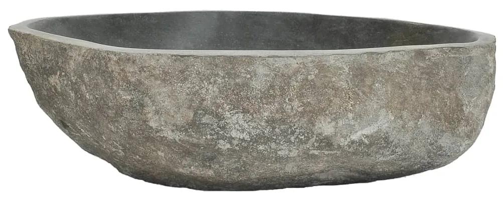 Chiuveta din piatra de rau, 46-52 cm, oval 46-52 cm