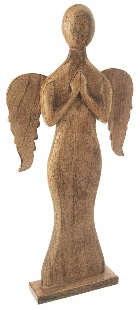 Decorațiune de lemn Orion Înger, 76,5 cm, S