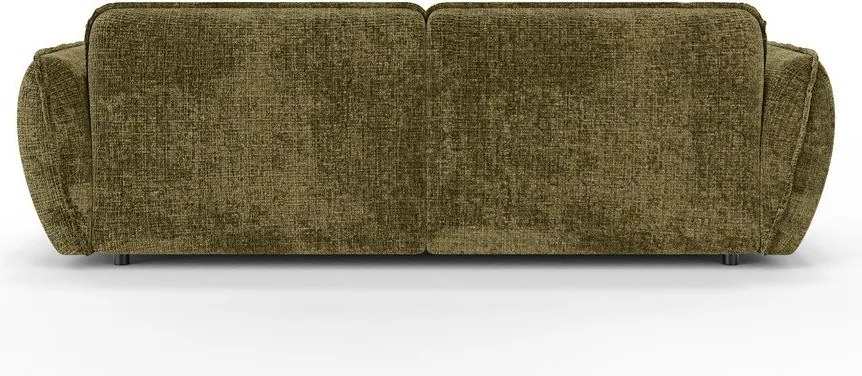 Colțar verde cu tapițerie din chenille (cu colț pe partea stângă/cu șezlong) Nelia – Ropez